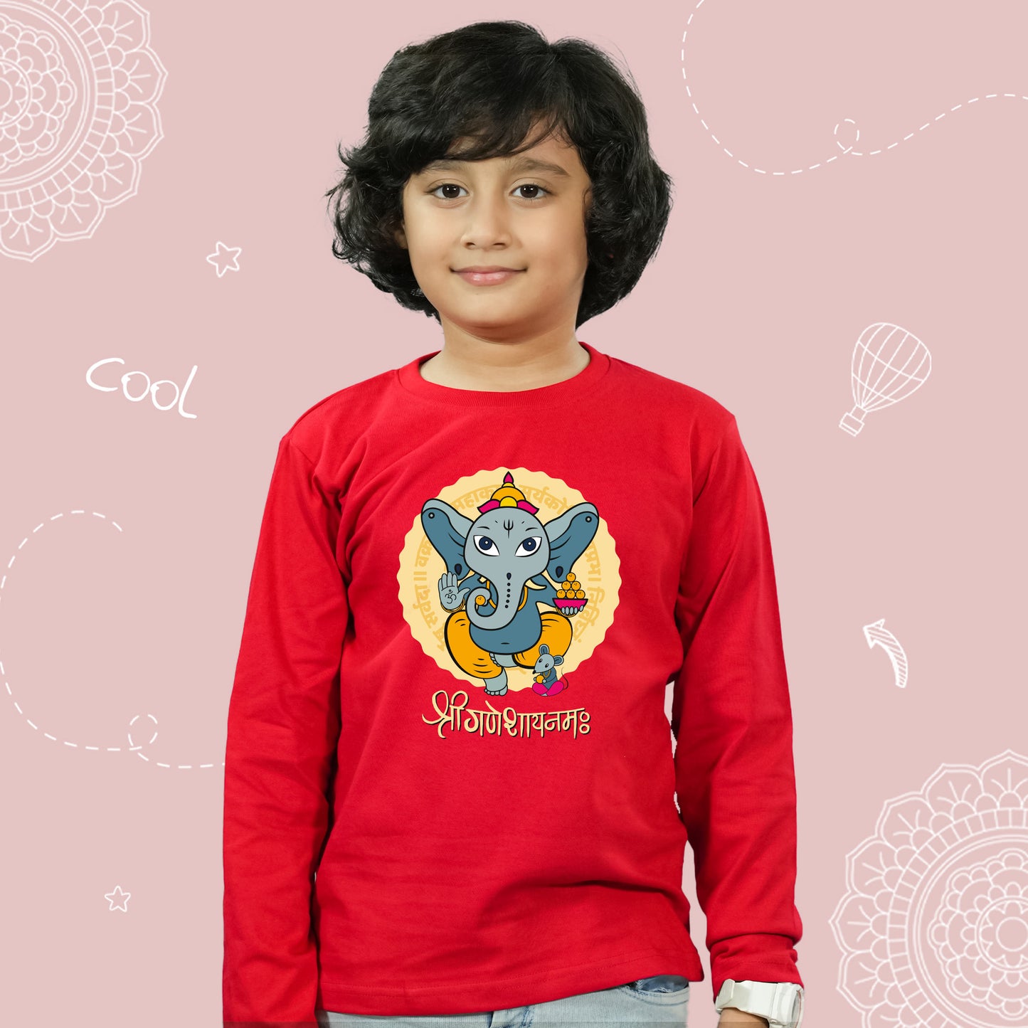 Om Ganpataye Namah - Long Sleeves