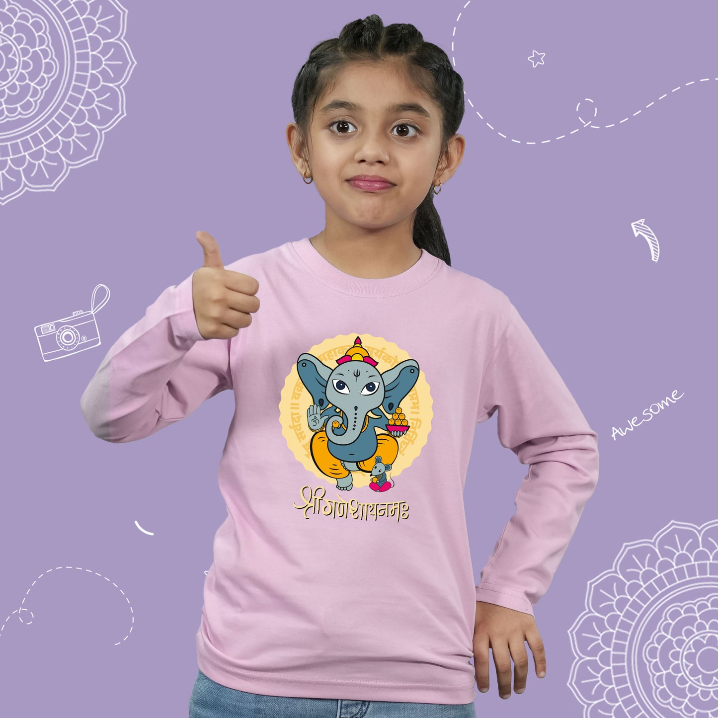 Om Ganpataye Namah - Long Sleeves