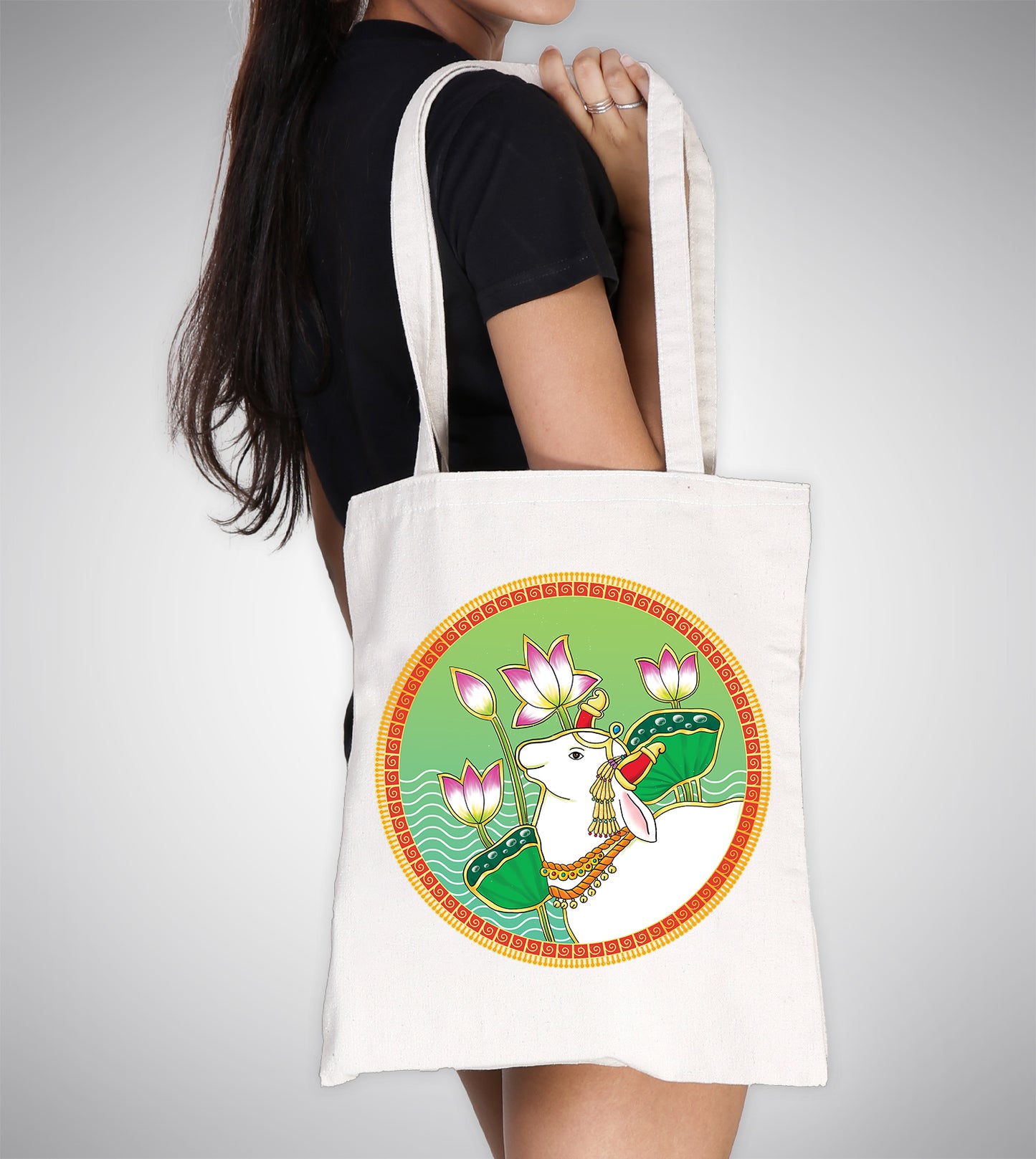 Pichwai Art Tote Bag