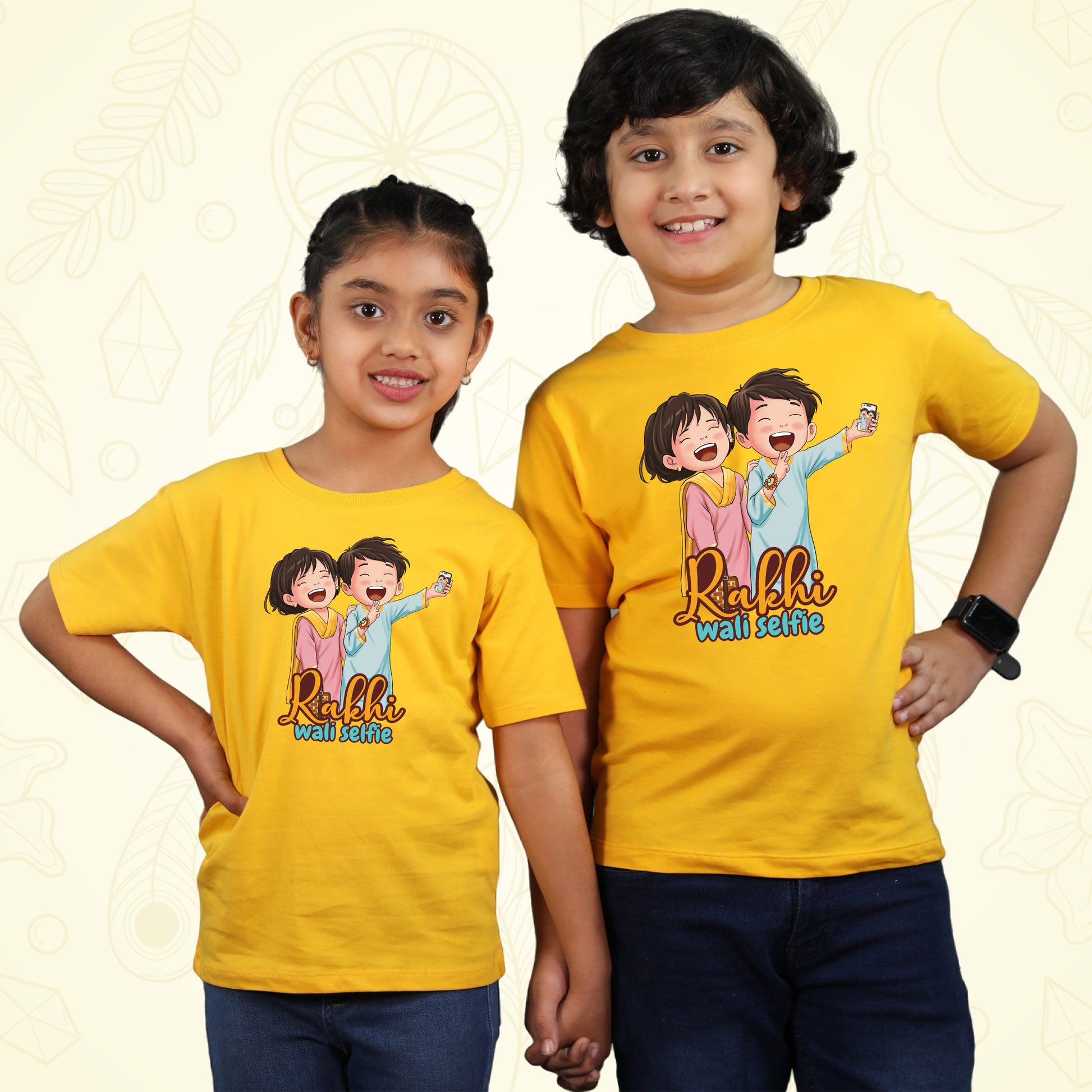 Rakhi Wali Selfie - T-shirt Combo