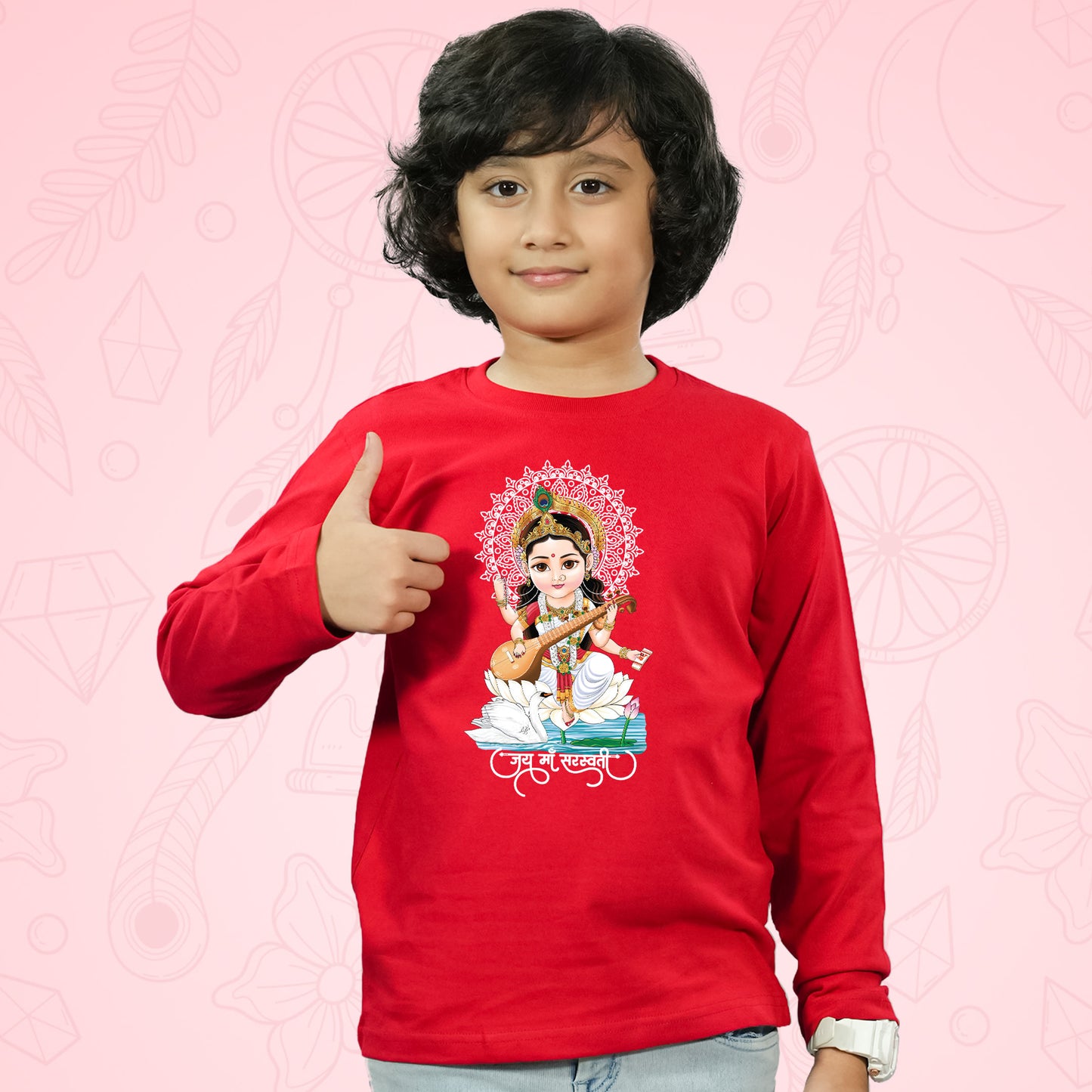 Jai Maa Saraswati - Long Sleeves