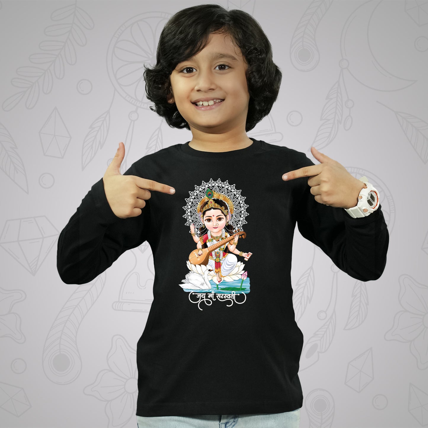 Jai Maa Saraswati - Long Sleeves