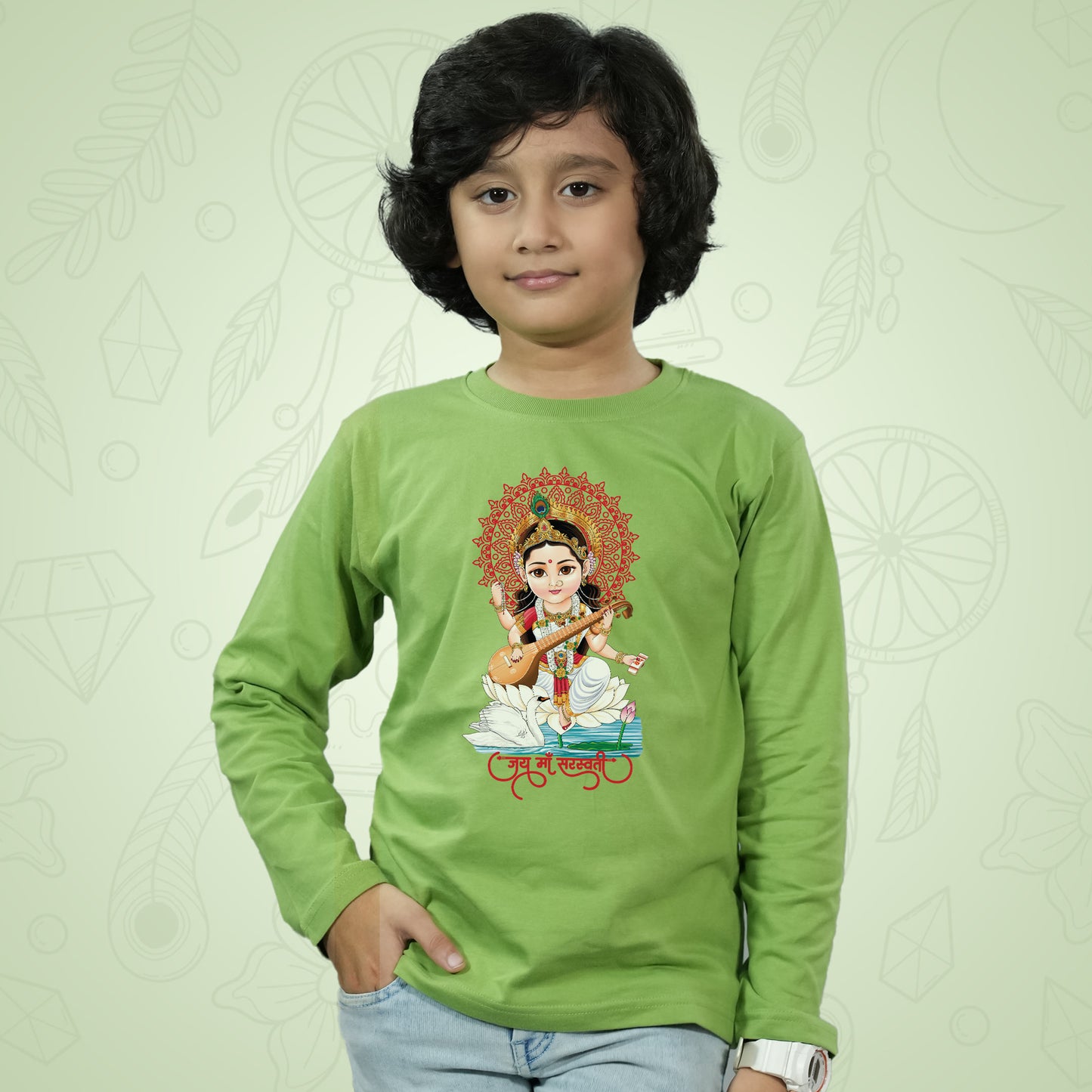 Jai Maa Saraswati - Long Sleeves