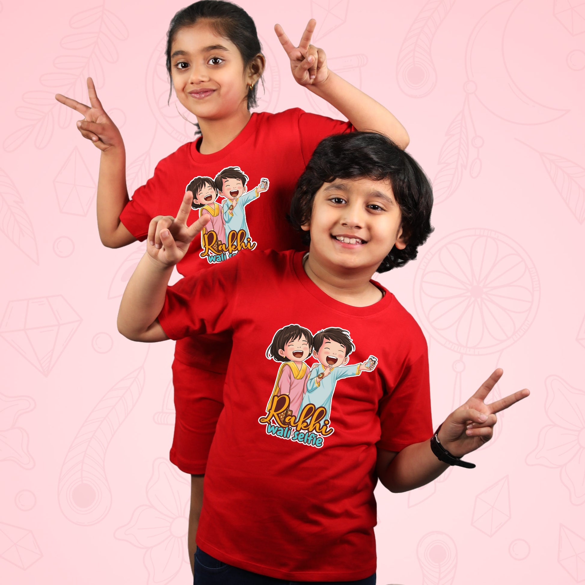 Rakhi Wali Selfie - T-shirt Combo