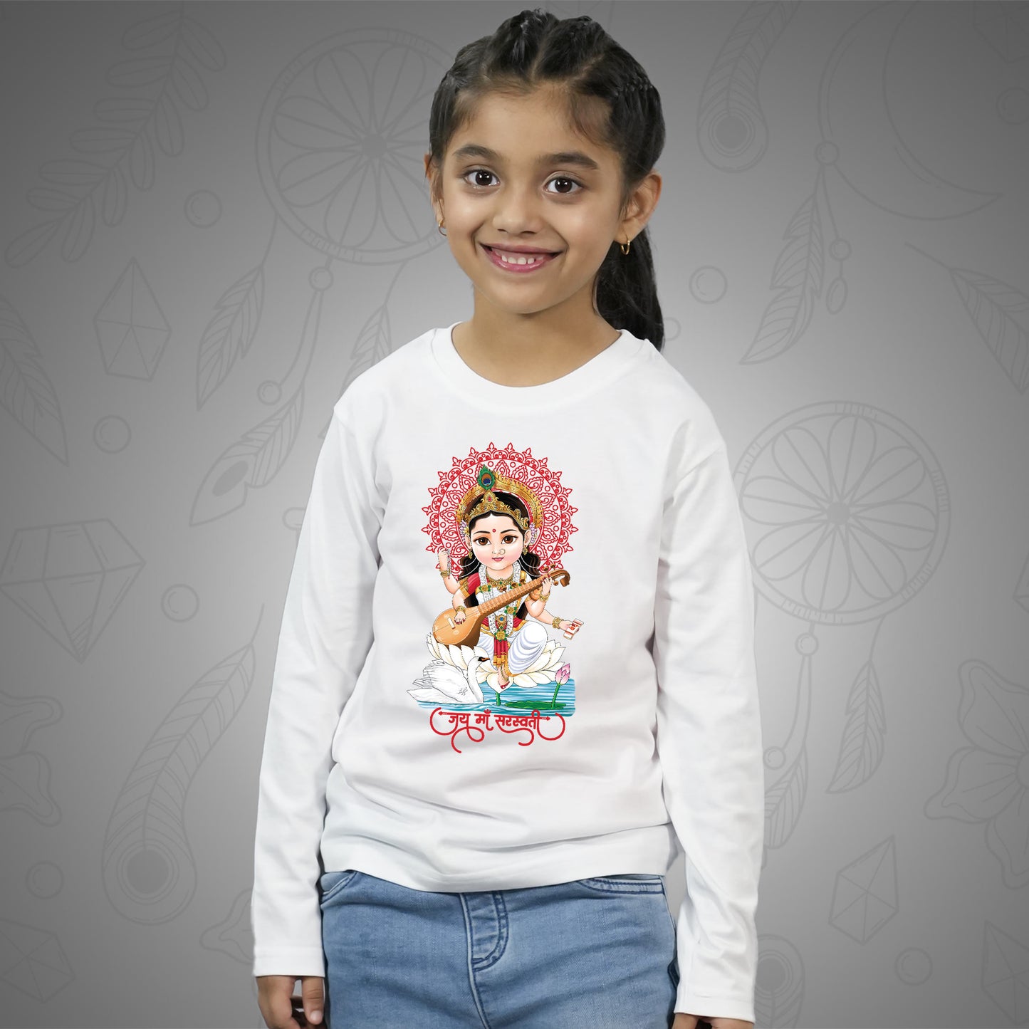 Jai Maa Saraswati - Long Sleeves