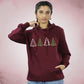 Christmas Trees on Hoodie