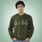 Christmas Trees on Hoodie